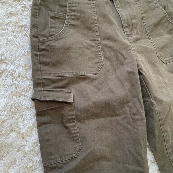 Coldwater Creek Brown High Rise Straight Leg Cropped Ankle Pants - Picture 4 of 10